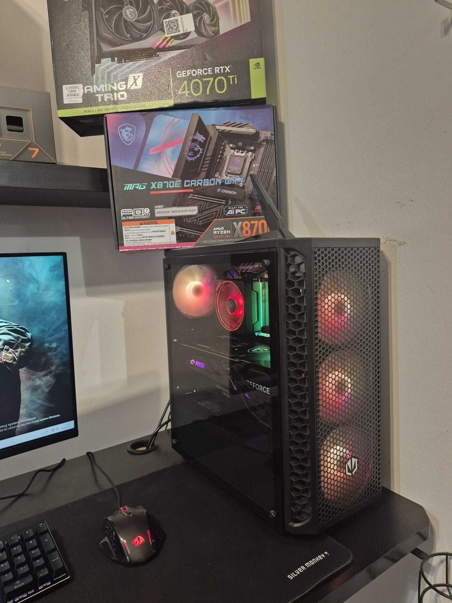 BESTIA komputer gamingowy ryzen 7 rtx 4070ti