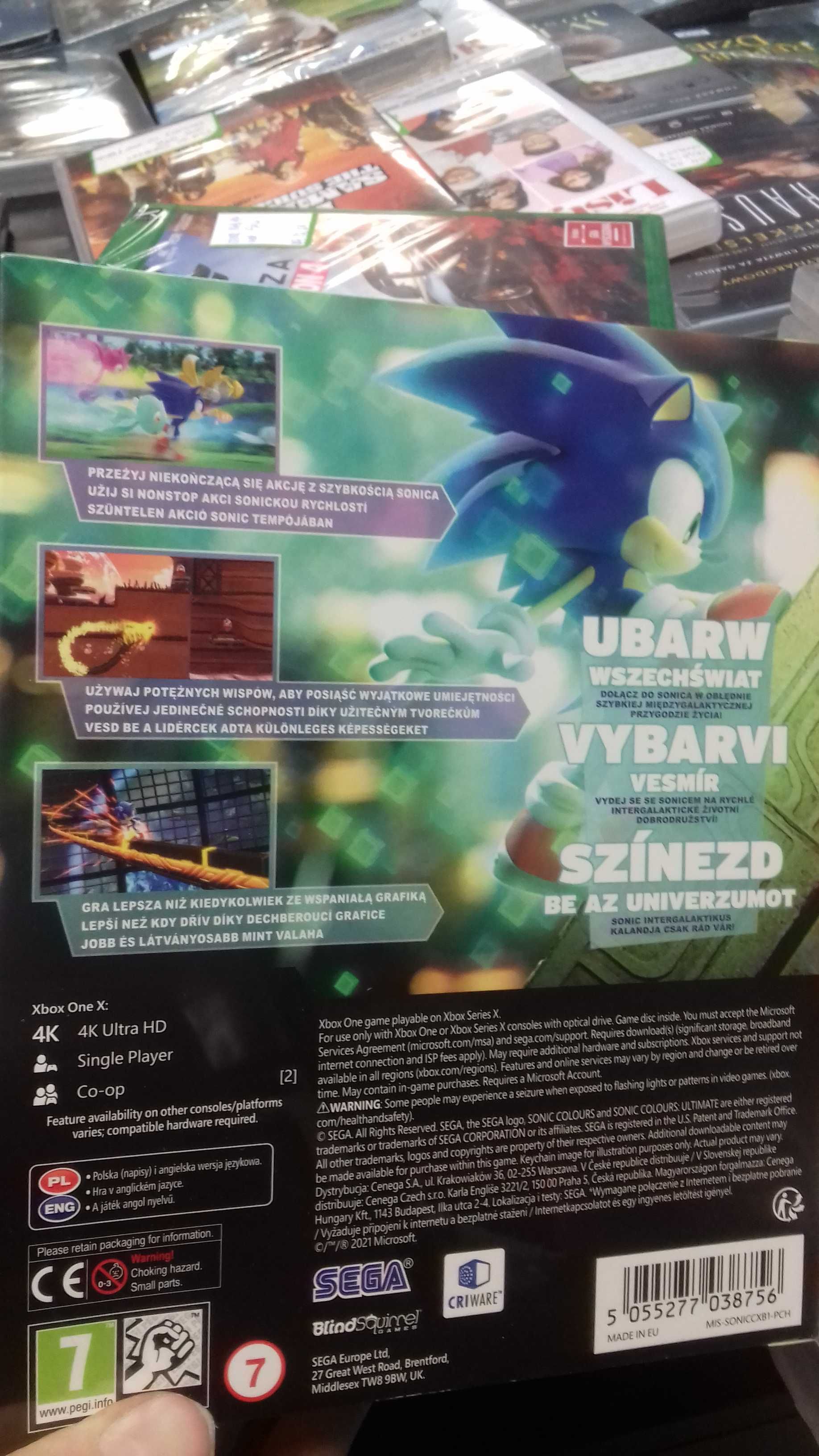 Sonic colours xbox one, sklep tychy, wymiana