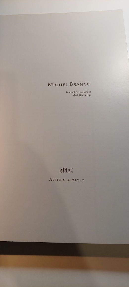 Miguel Branco - Manuel Castro Caldas, Mark Gisbourne (Pintura)