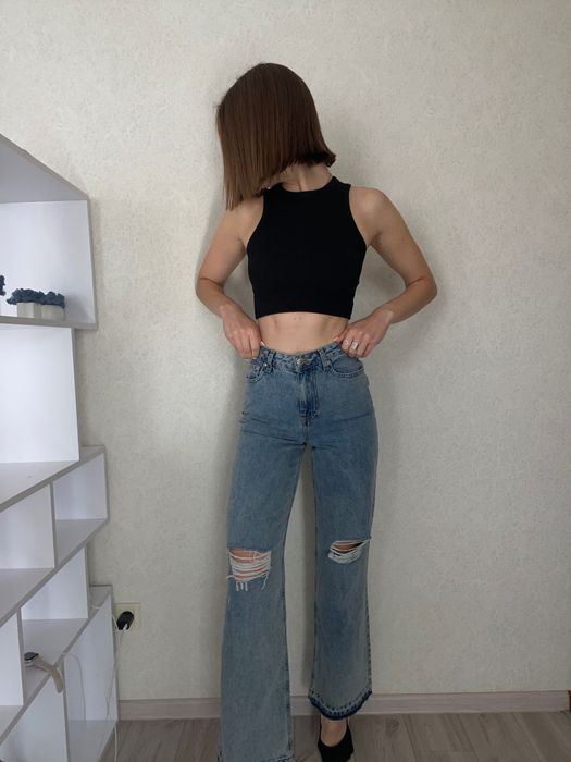 Джинси палаццо Goldi/ джинсы синие