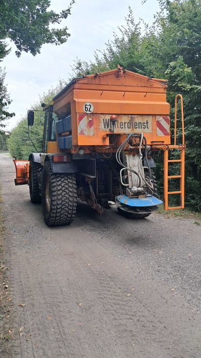 JCB FASTRAC Traktor Ciągnik Rolnicz ODŚNIEŻANIE Pług Solarka Piaskarka
