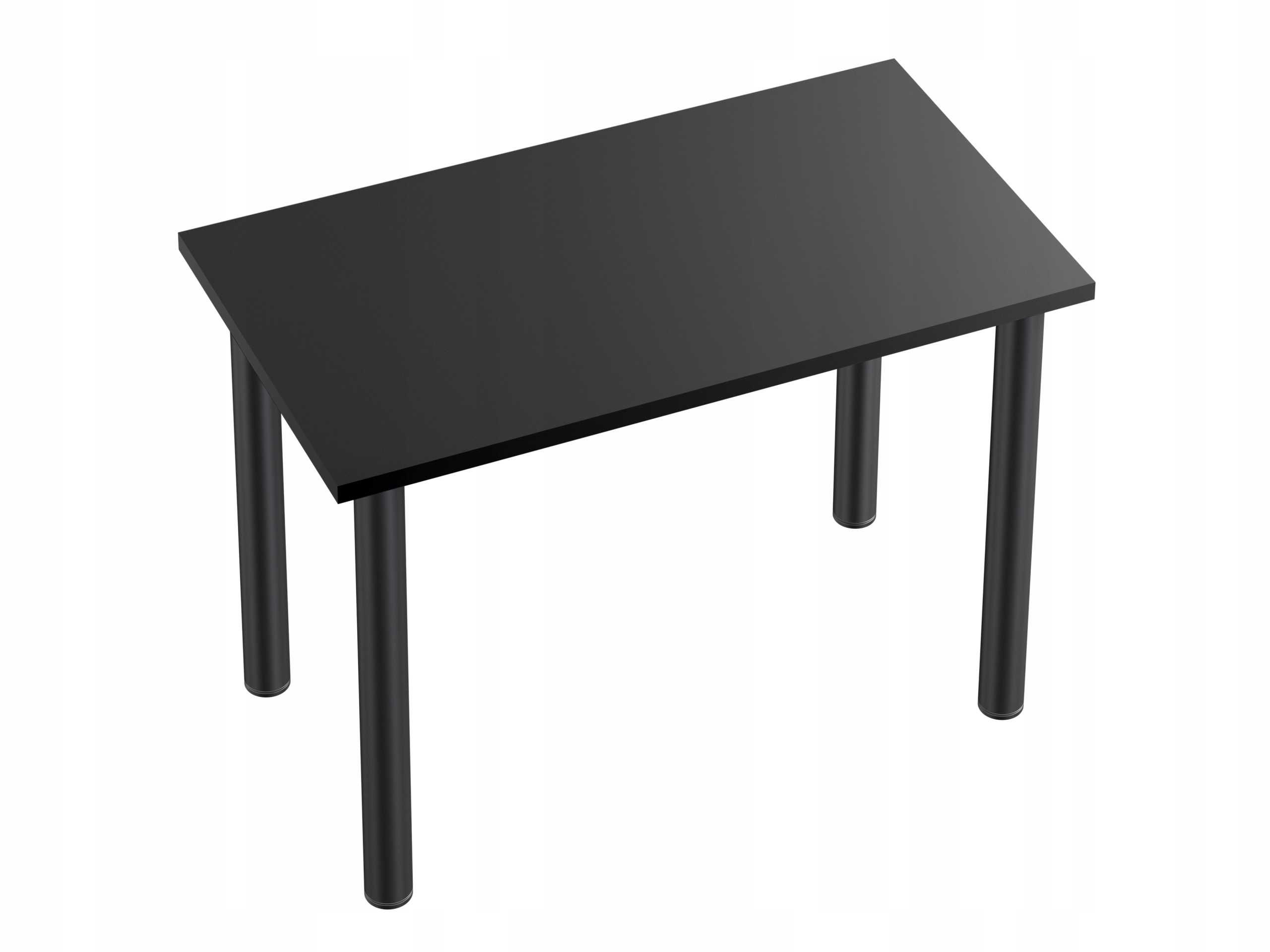 Nowy blat (stół, stolik kawowy) 90x60 czarny  ze  strukturą - kamień.