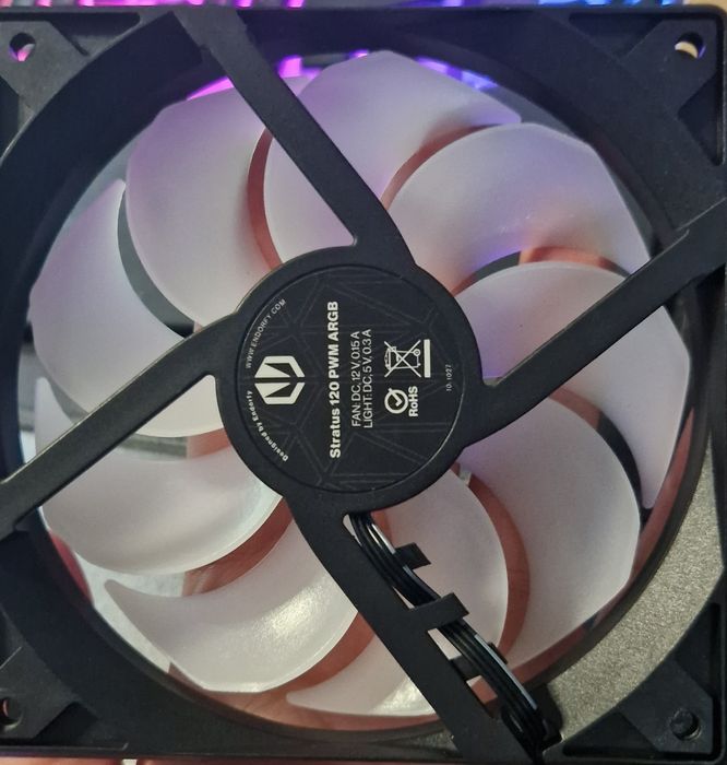4x wentylatory Stratus 120mm PWM ARGB