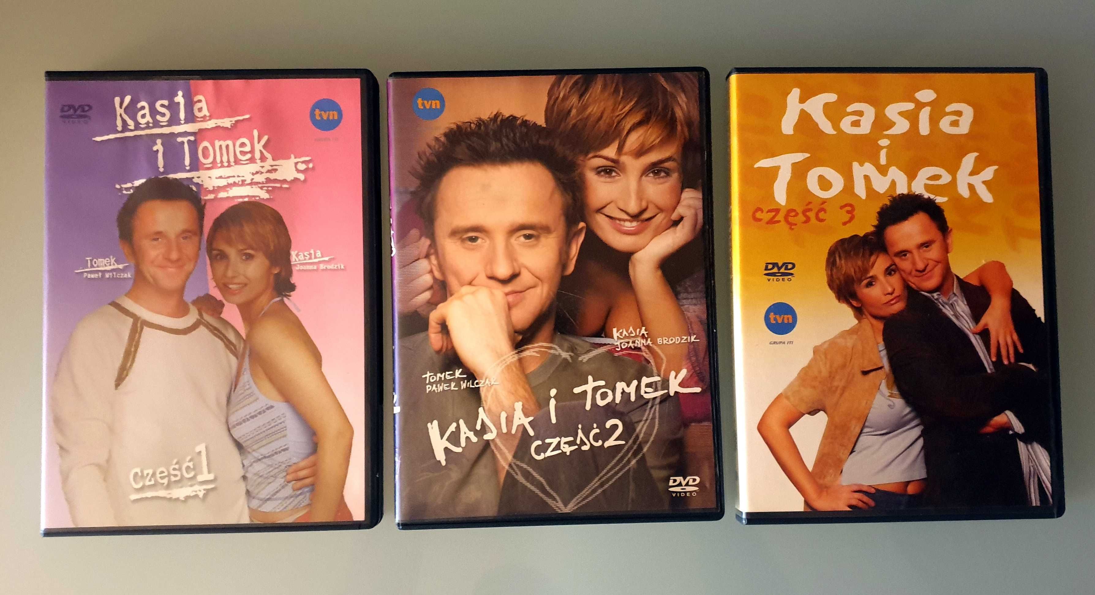 Płyty DVD / serial "Kasia i Tomek" części 1-3 (Brodzik, Wilczak)