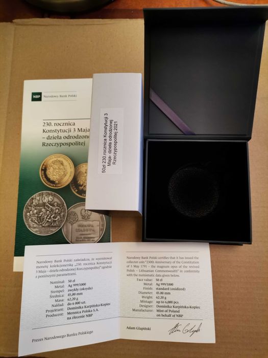 50 zl 230 rocznica Konstytucji 3 Maja NGC 70