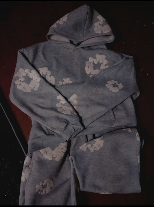 Komplet bluza I spodnie Denim tears szare