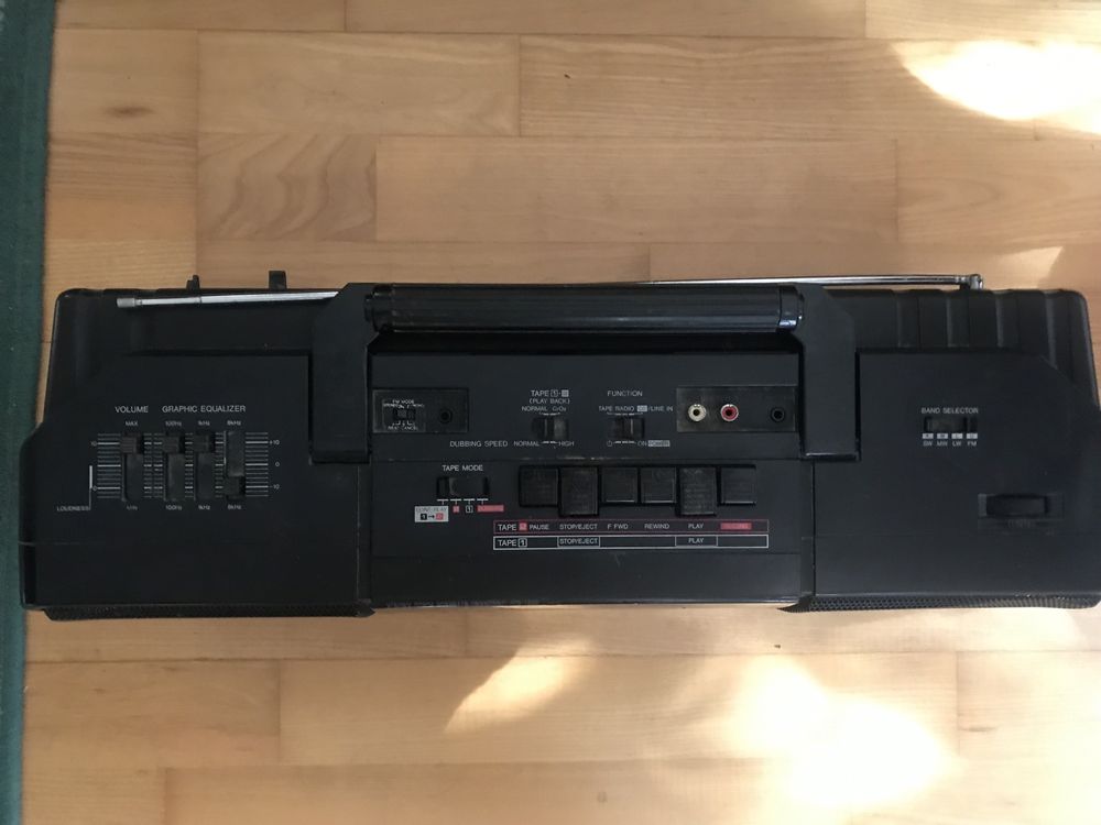 Магнитола SHARP  WQ-T238HT(BK)