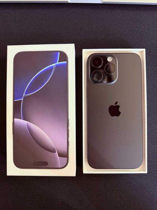 Iphone 16 Pro Max, Black Titanium, 256GB + чохол Pitaka Ultra-Slim