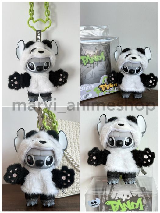 Оригинал Stitch MINISO GenZ Street • Панда • Limited Edition брелок