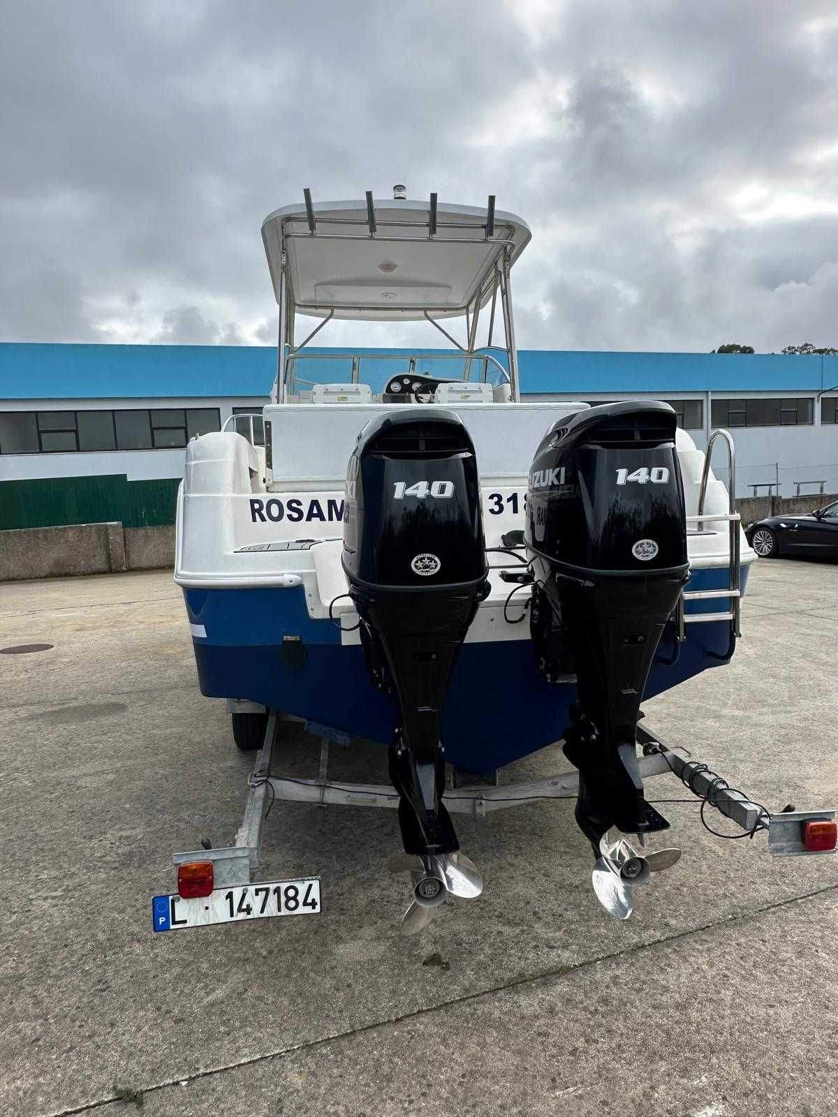 Barco Quicksilver Commander 2x 140HP