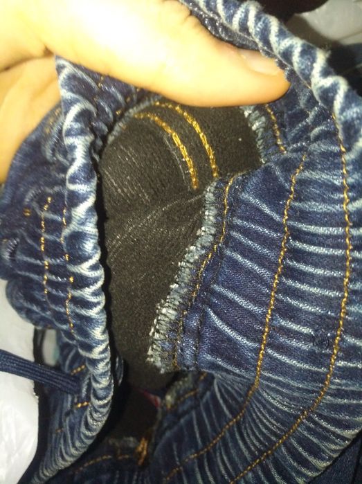 Мужские зимние Джинсы Denim ( на флисе ,на манжетах) размер 29 М-L