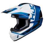 Kask motocyklowy off road/enduro HJC CS-MX II CREEPER white/blue