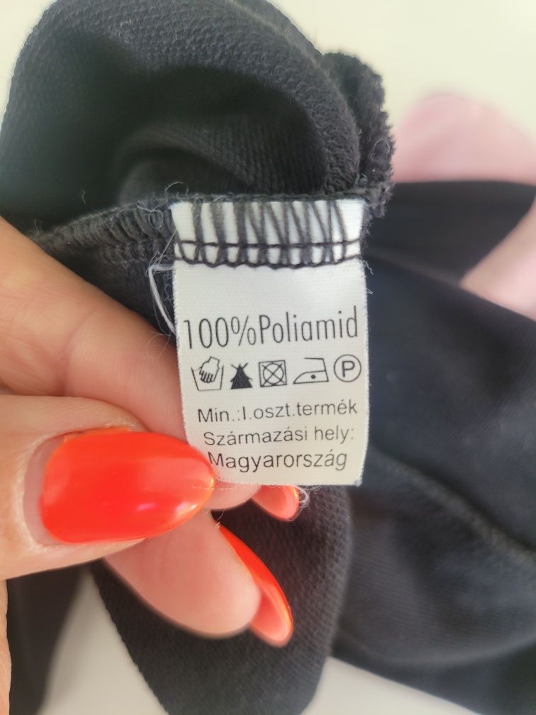 Bluza krótka neonowy napis Pink
