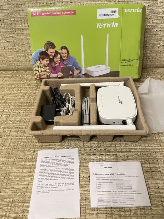 ADSL модем Tenda D301 v4 Укртелеком