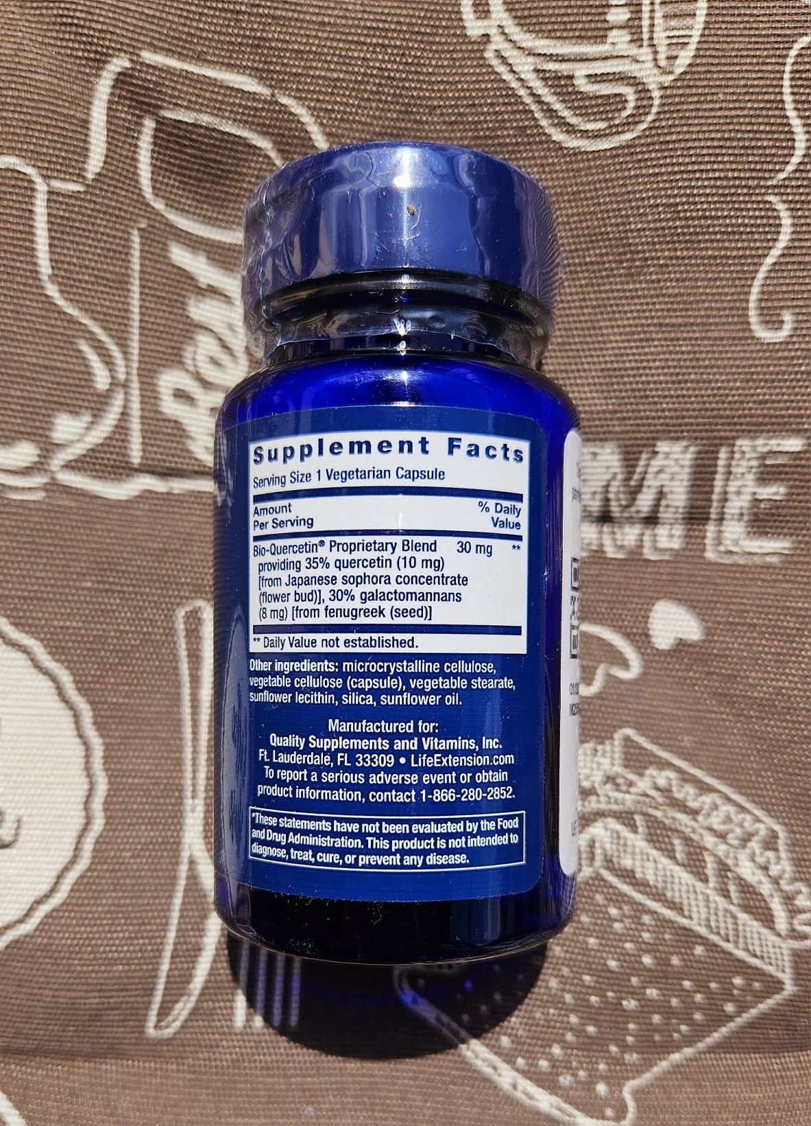 Life Extension біокверцетин био кверцетин bio-quercetin 30 капсул