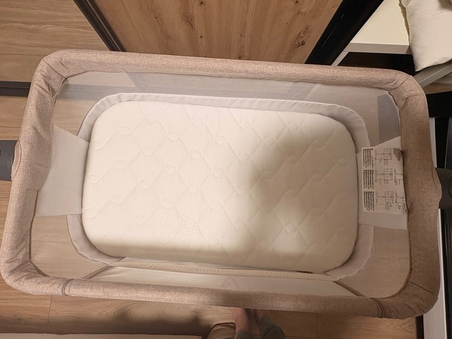 Łóżeczko dostawne NESTE UP 2 Kinderkraft beżowe