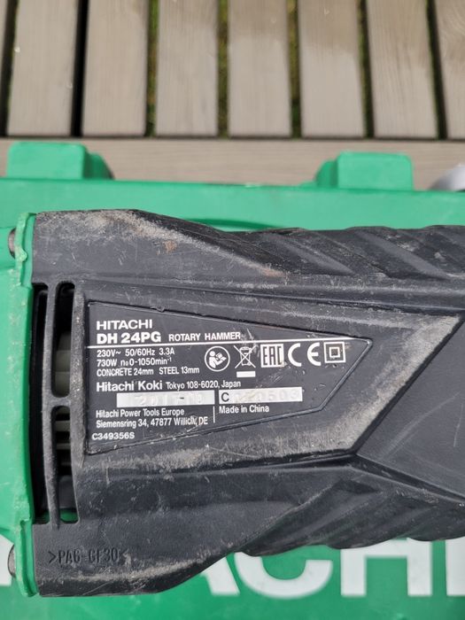 Hitachi dh24pg młotowiertarka