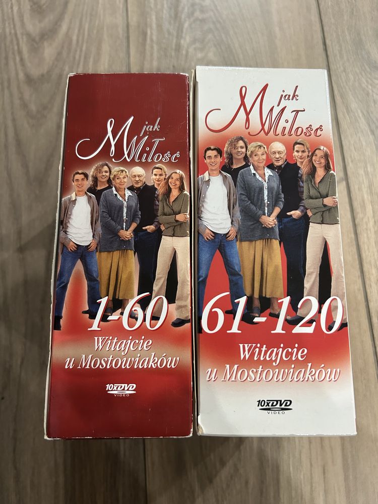 M jak Miłość 2x BOX (Odcinki 1-120) Zestaw Kolekcjonerski