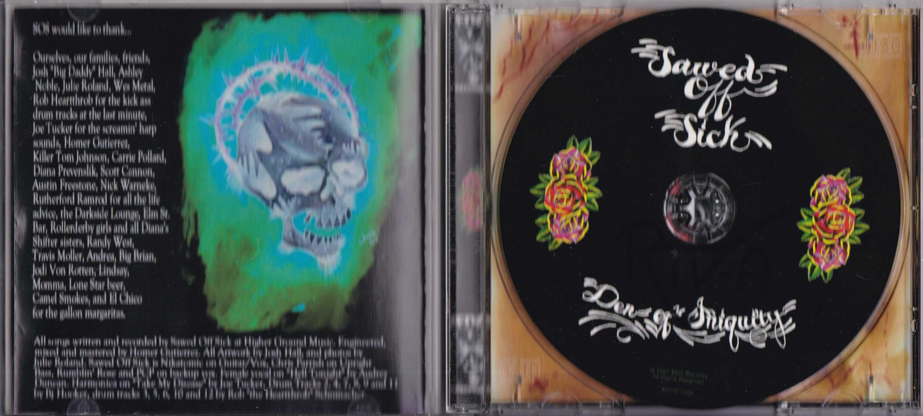 Den of Iniquity - 
                          	Sawed Off Sick   CD