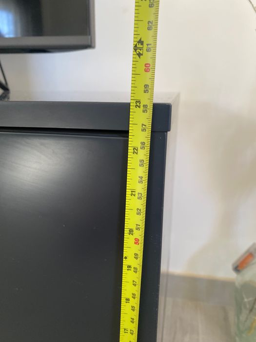 Móvel TV preto 150cm