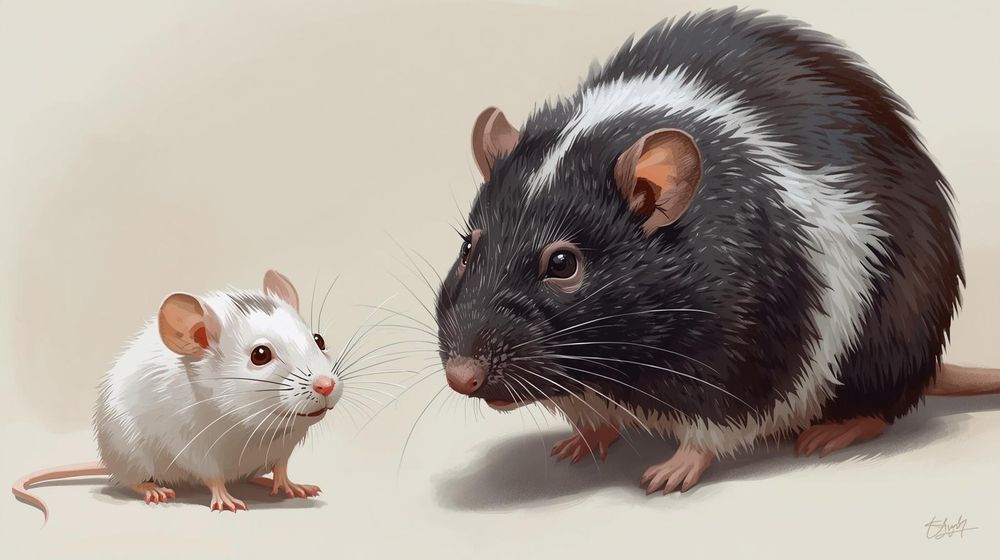 Żywe gryzonie szczury, myszy mastomyszy