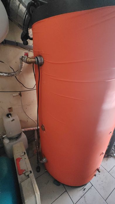 Bufor 500l COSMO z wężownicą na solar, pelet, pompę ciepła, kominek
