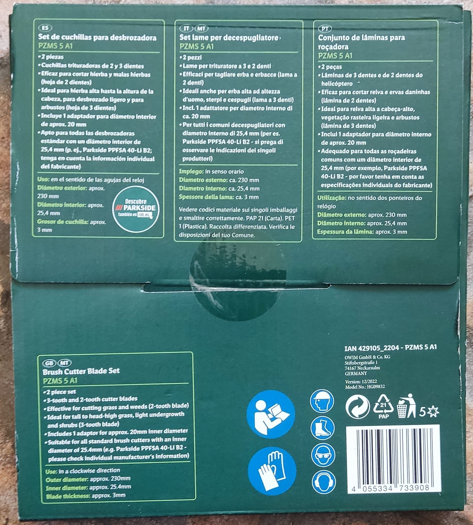 2 discos novos para roçadora
