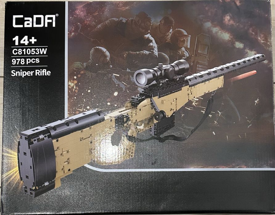 Klocki Cada C81053W karabin snajperski AWP lego