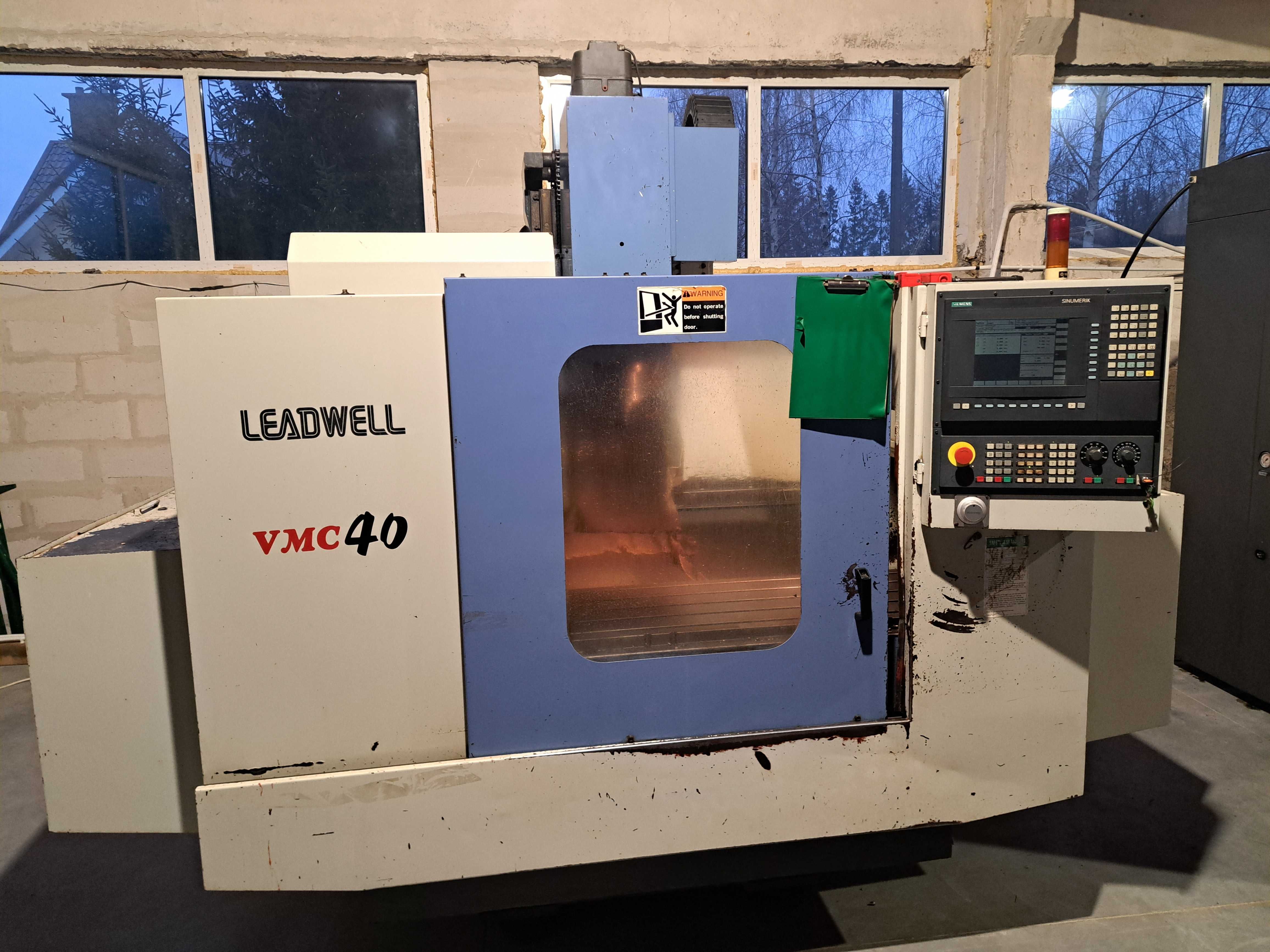 frezarka centrum obróbcze cnc leadwell vmc40