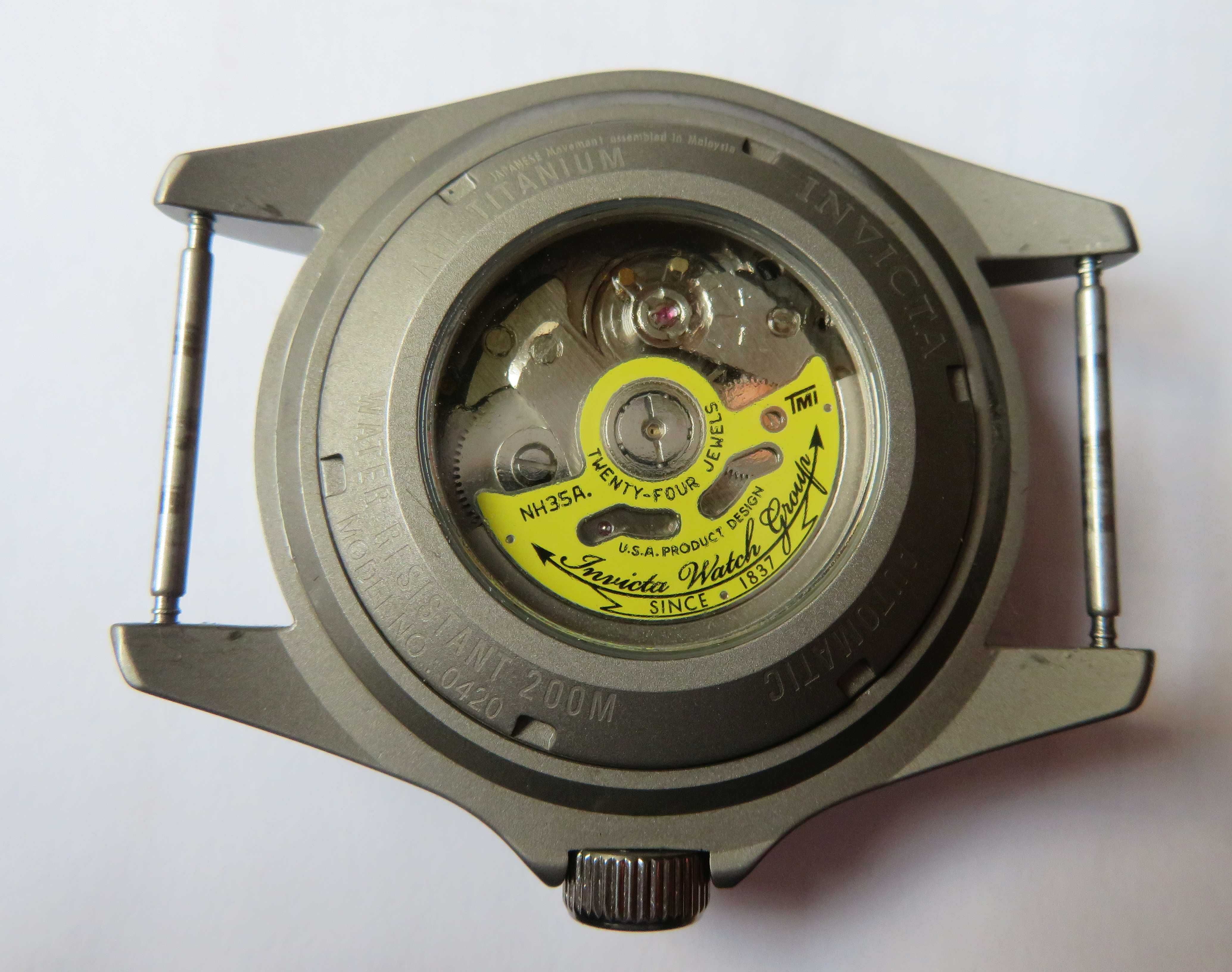 zegarek diver Invicta   tytanowa