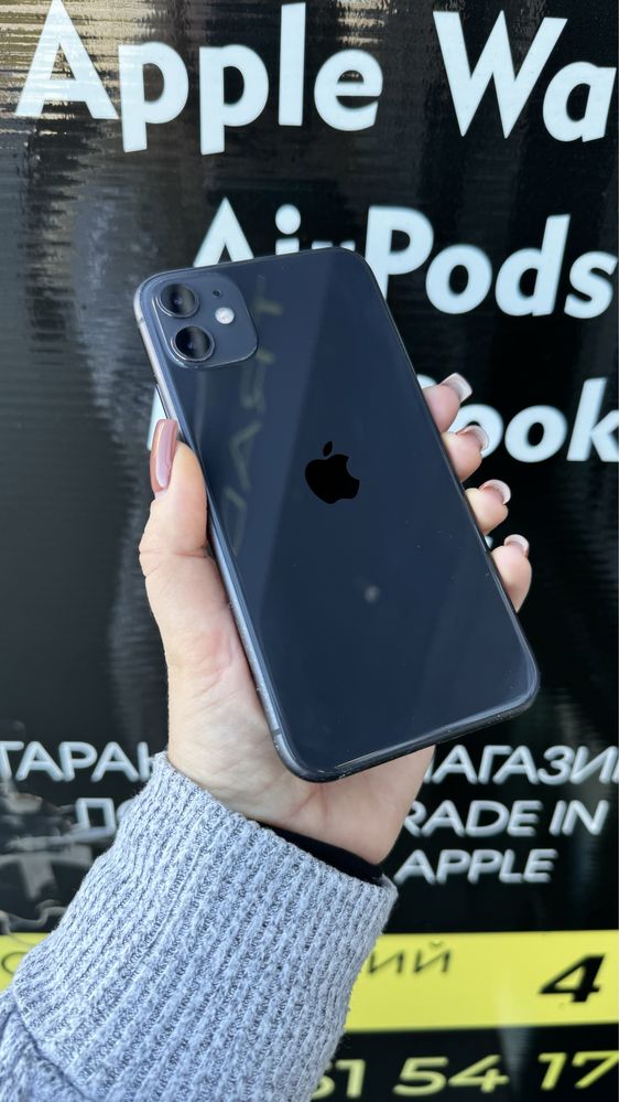 Iphone 11 256gb Neverlock. Полный комплект,родная коробка. Гарантия