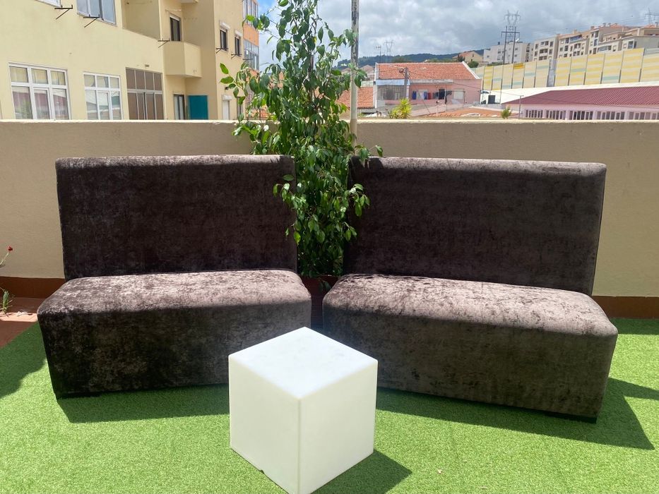 Sofás de 2 lugares para alugar eventos