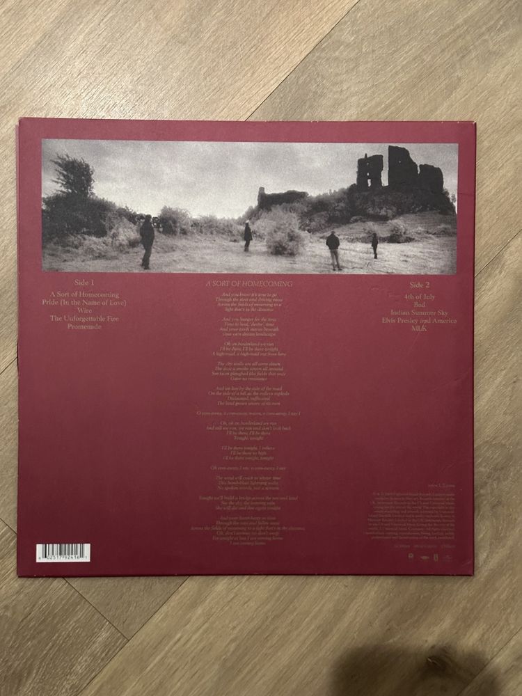 U2 / the unforgetrable fire / LP vinyl