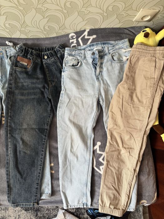 Набір джинсів джинси штани шорти вишиванка  для хлопчика 9-10 років