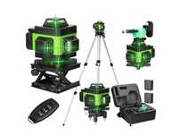Laser krzyżowy 4D 16-liniowy ze statywem , zdalne sterowanie, zielony