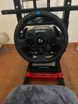 cockpit simetik / pedais TLCM / volante Logitech 923
