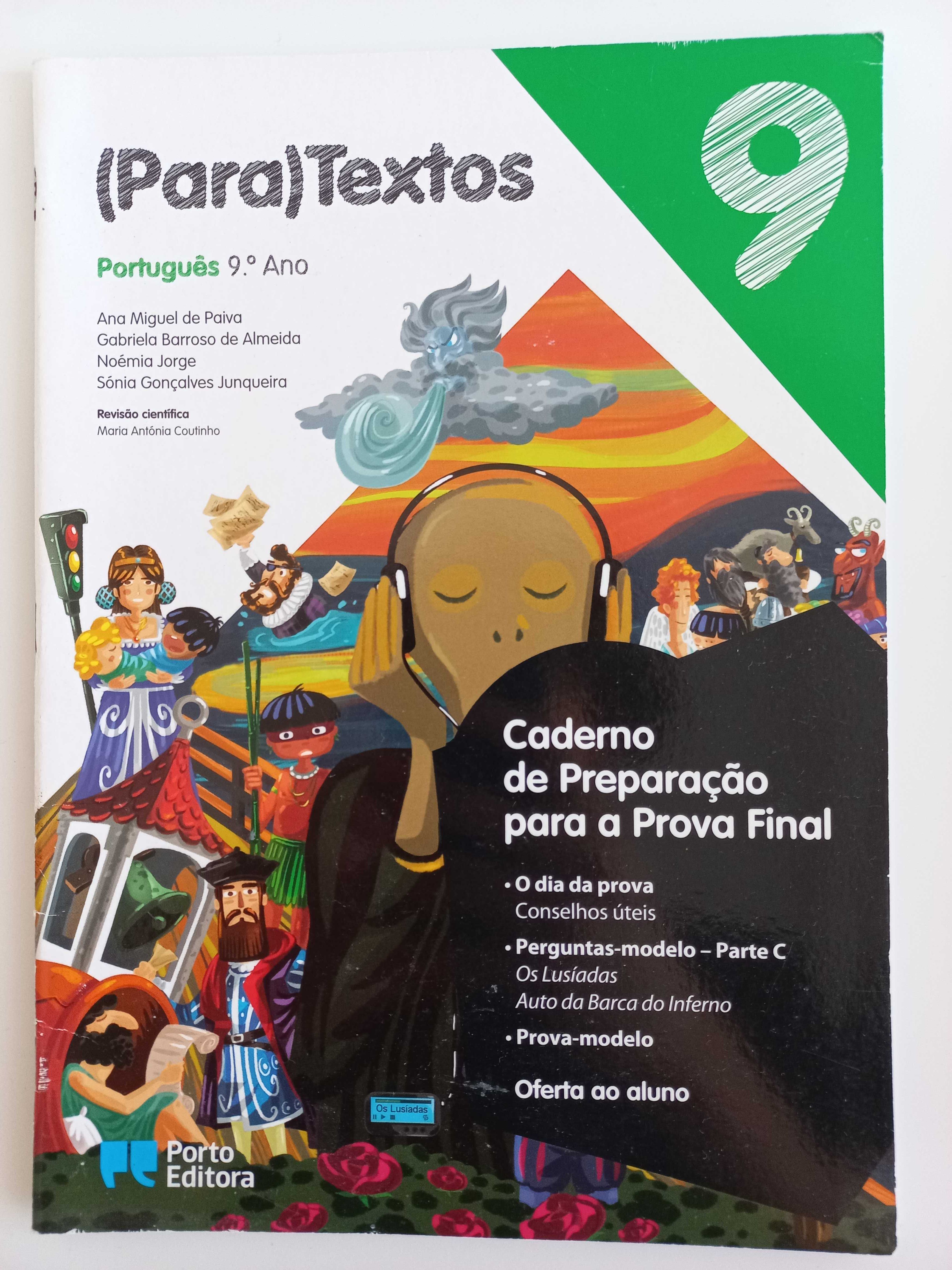 Caderno de Atividades de Português (Para)Textos 9º Ano + Oferta