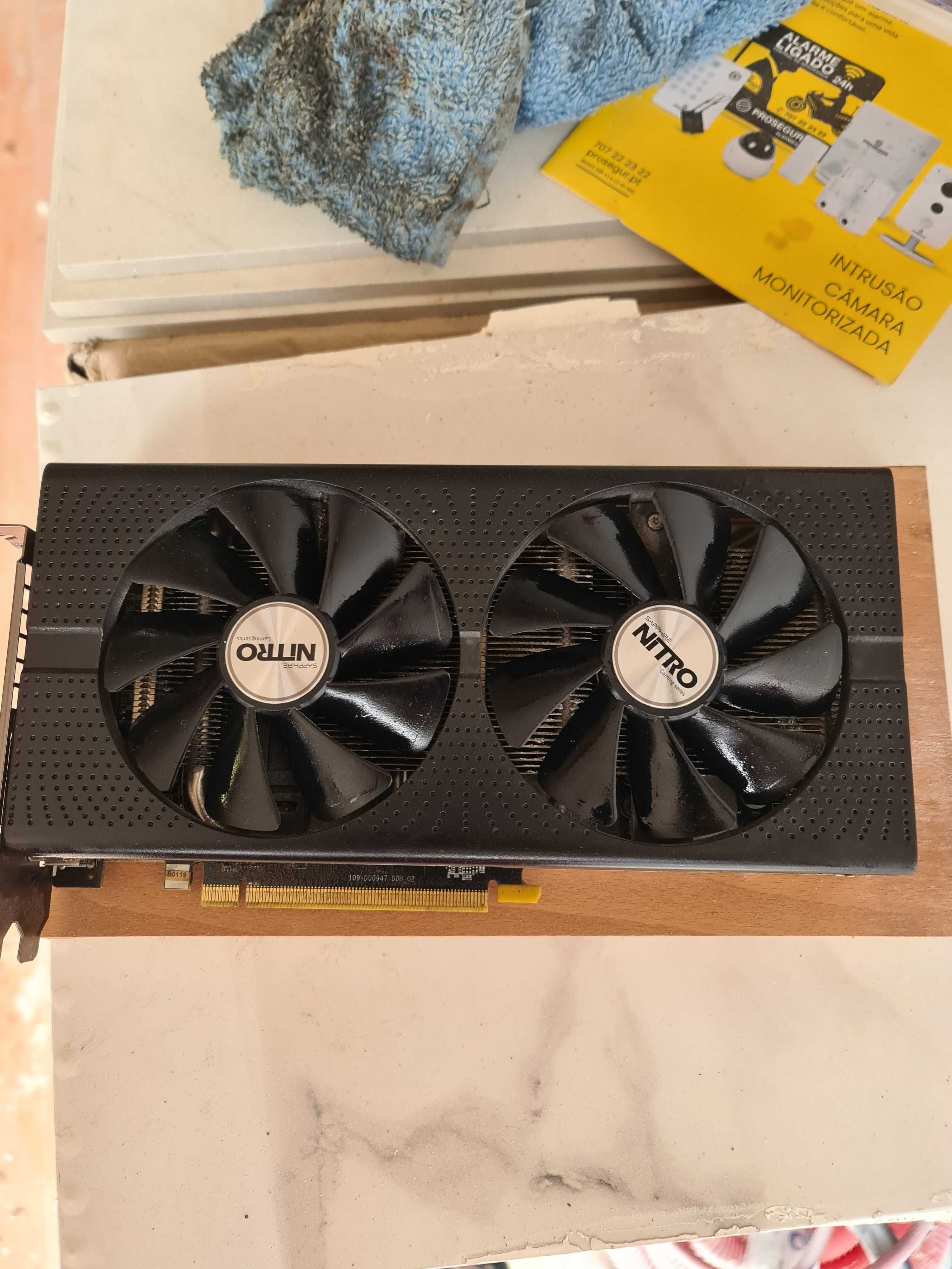 Placa gráfica rx 480  8gb nitro sapphire