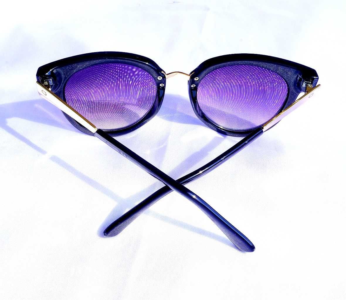Okulary damskie przeciwsłoneczne GUESS GF0309 01C sunglasses czarne