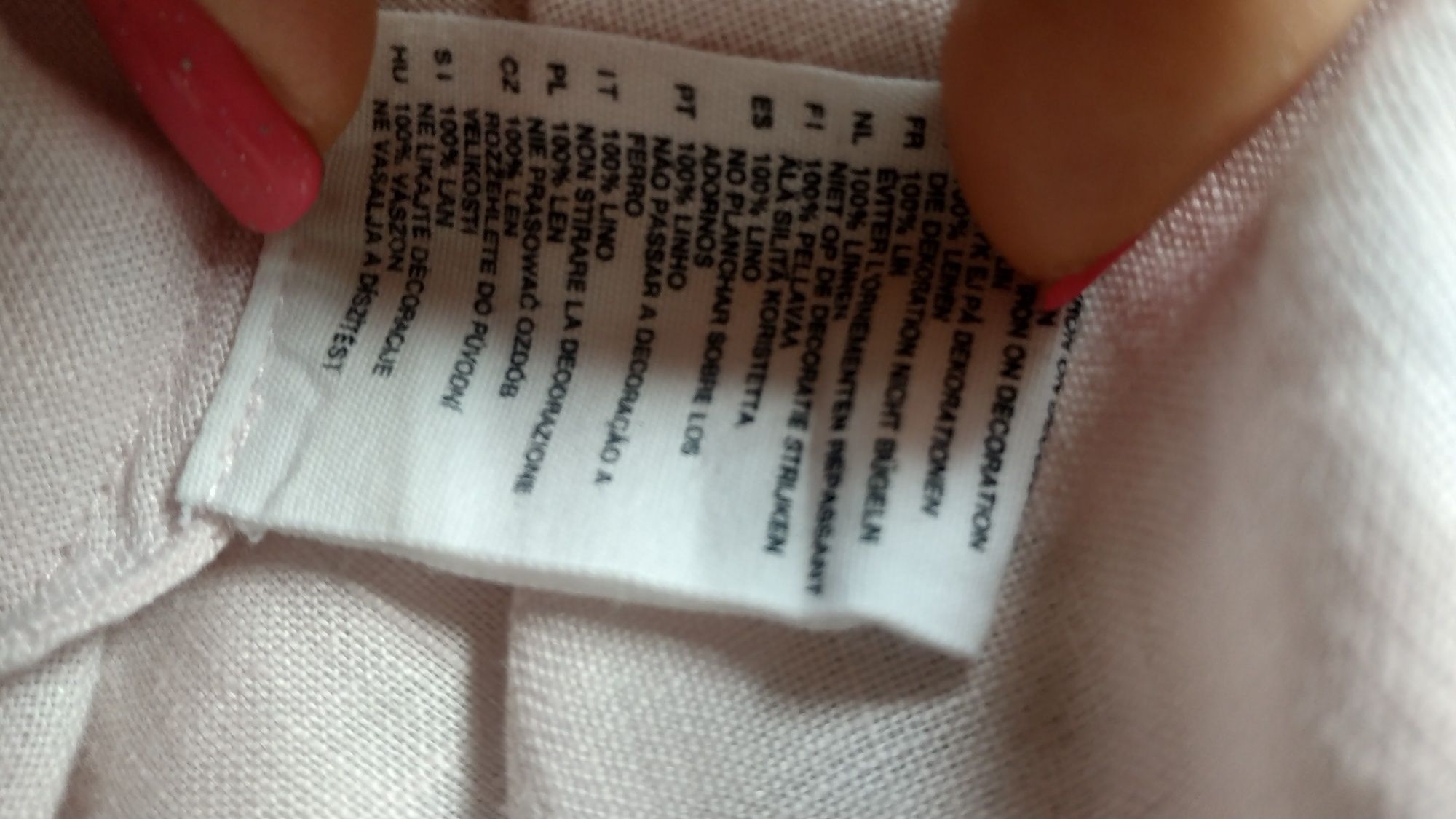 Bluzka lniana rozm M, L