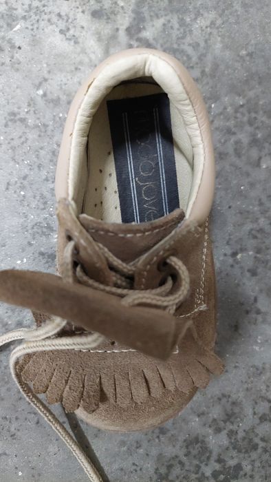 Carneiras Em Pele Para Bebé, Bege tam. 20