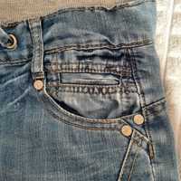 Spodnie jeansowe joggery rozmiar 134 - 140