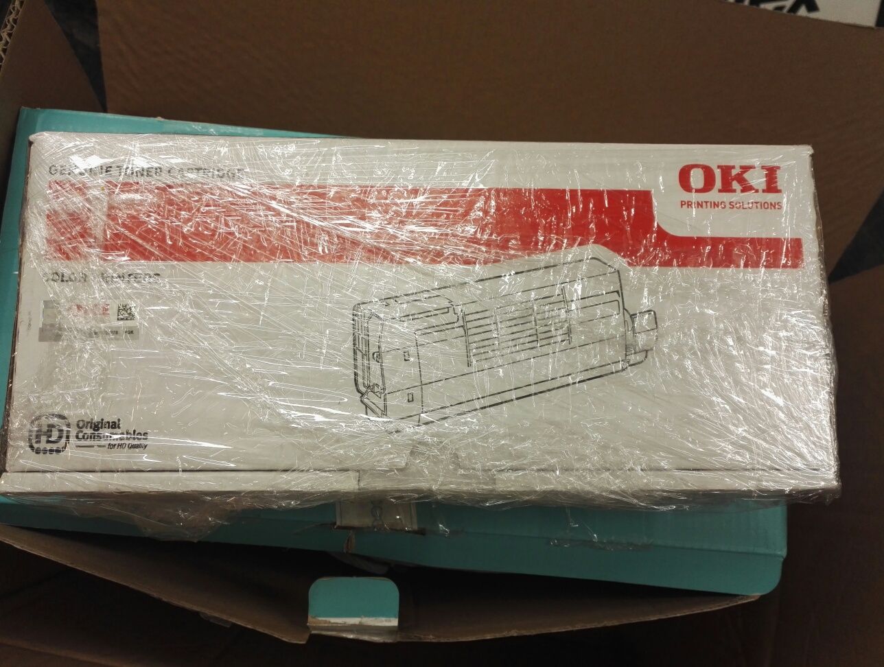 Toner OKI C711 C710. ŻÓŁTY, oryginalny.