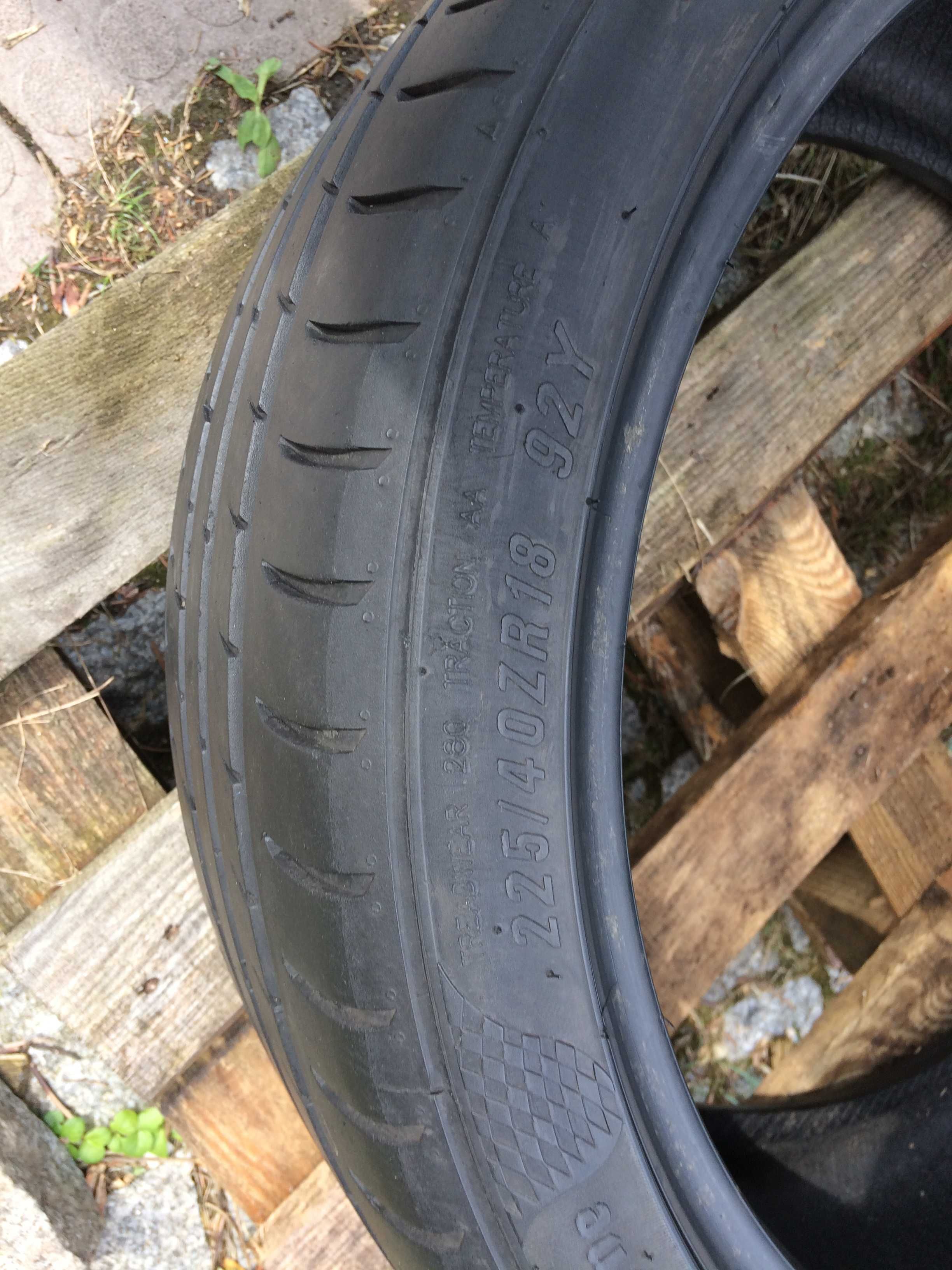 maxxis victra sport zero one 225 40 r18 92y