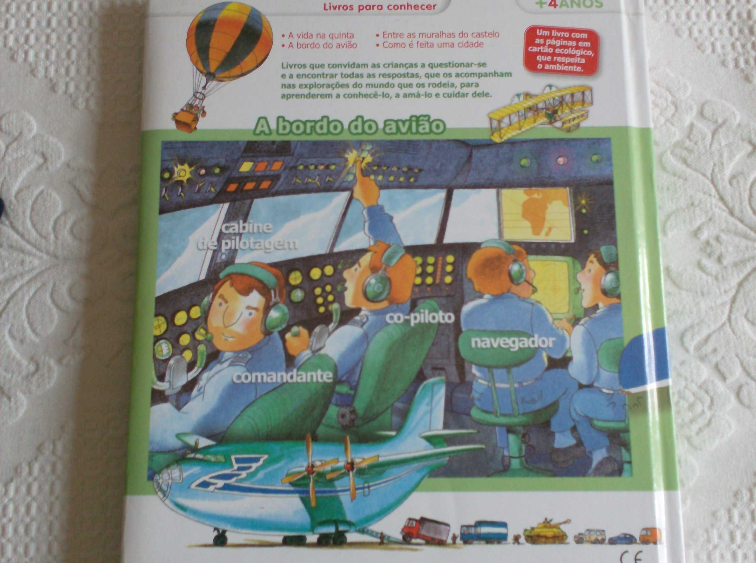 Livro: " A bordo do avião"