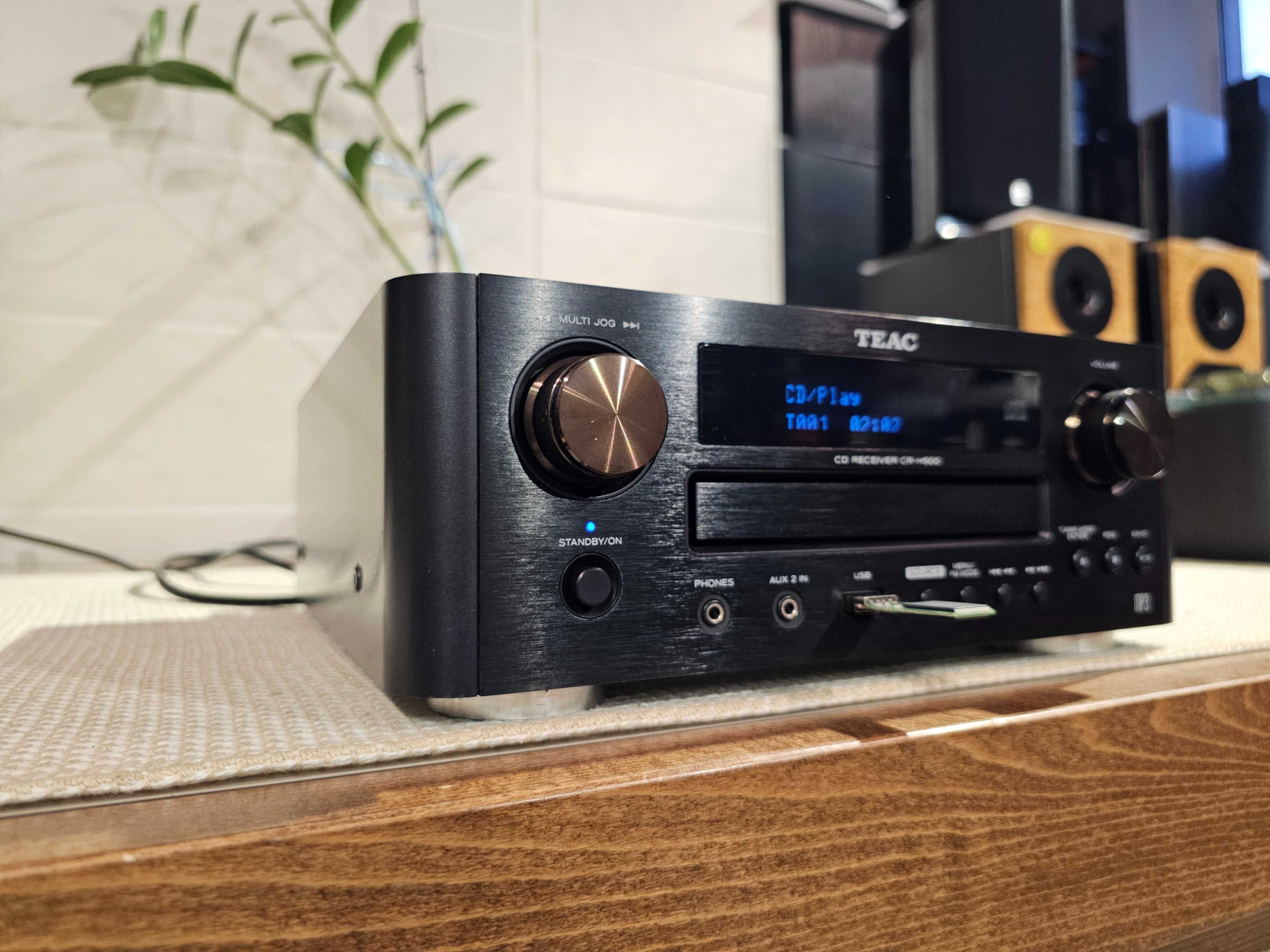 Ресивер Teac CR-H500-B USB 2 х 40 Вт MP3, WMA, CD-R, CD-RW, CD