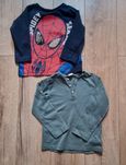 2 bluzki h&m c&a spiderman marvel 98