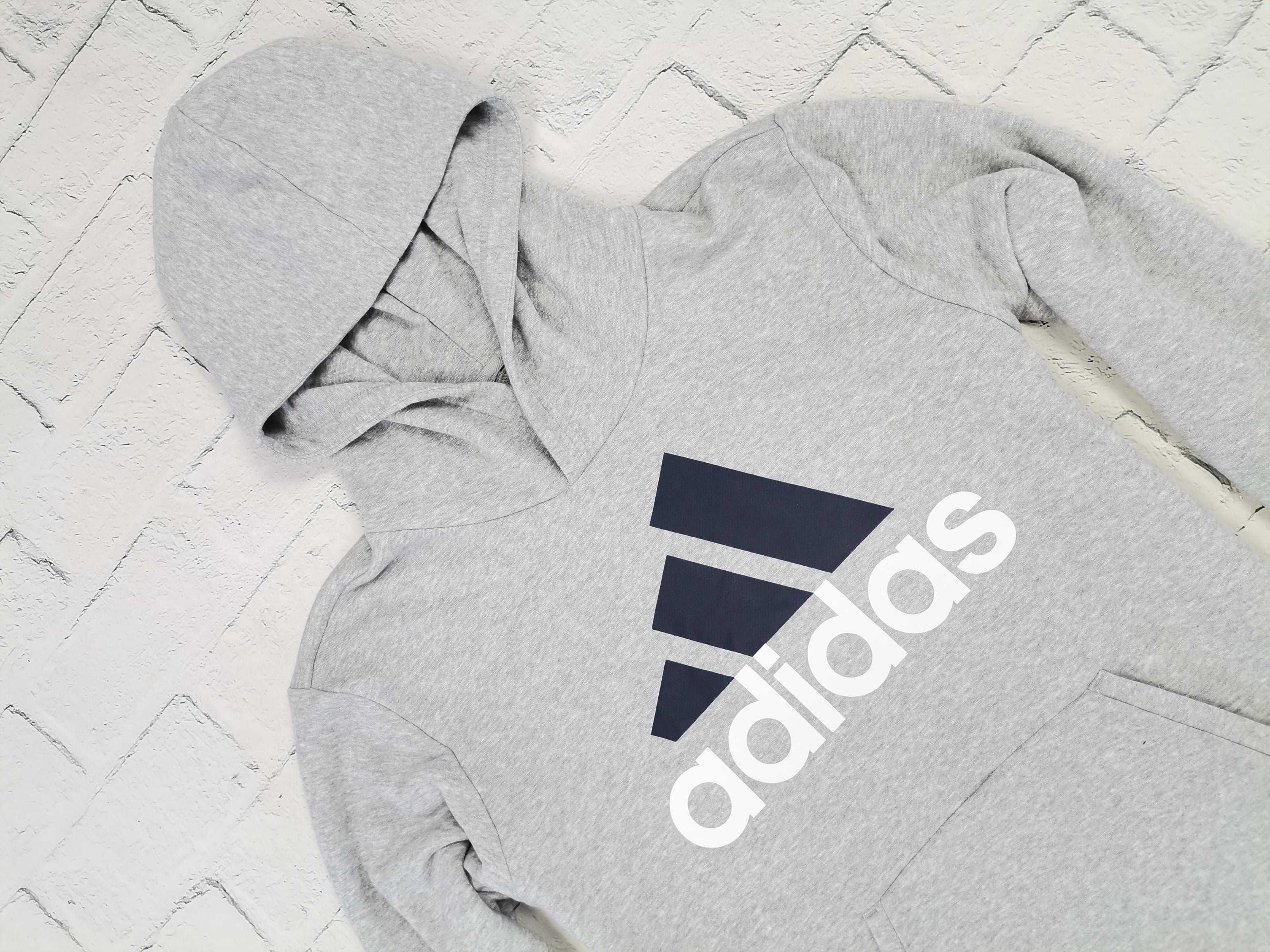 ADIDAS Essentials Bluza Męska Wkładana Szara M