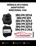 Módulo controlo AFS farol adaptativo direcional Golf Scirocco Q5 Etc