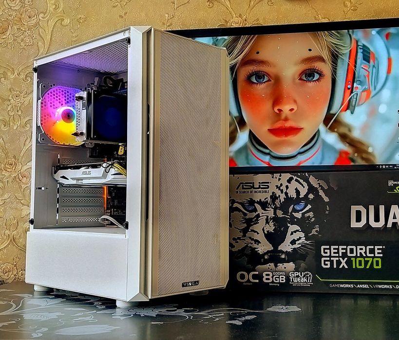 ПК GTX 1070/ i7-7700/ 16Gb DDR4/SSD игровой компьютер Intel Core